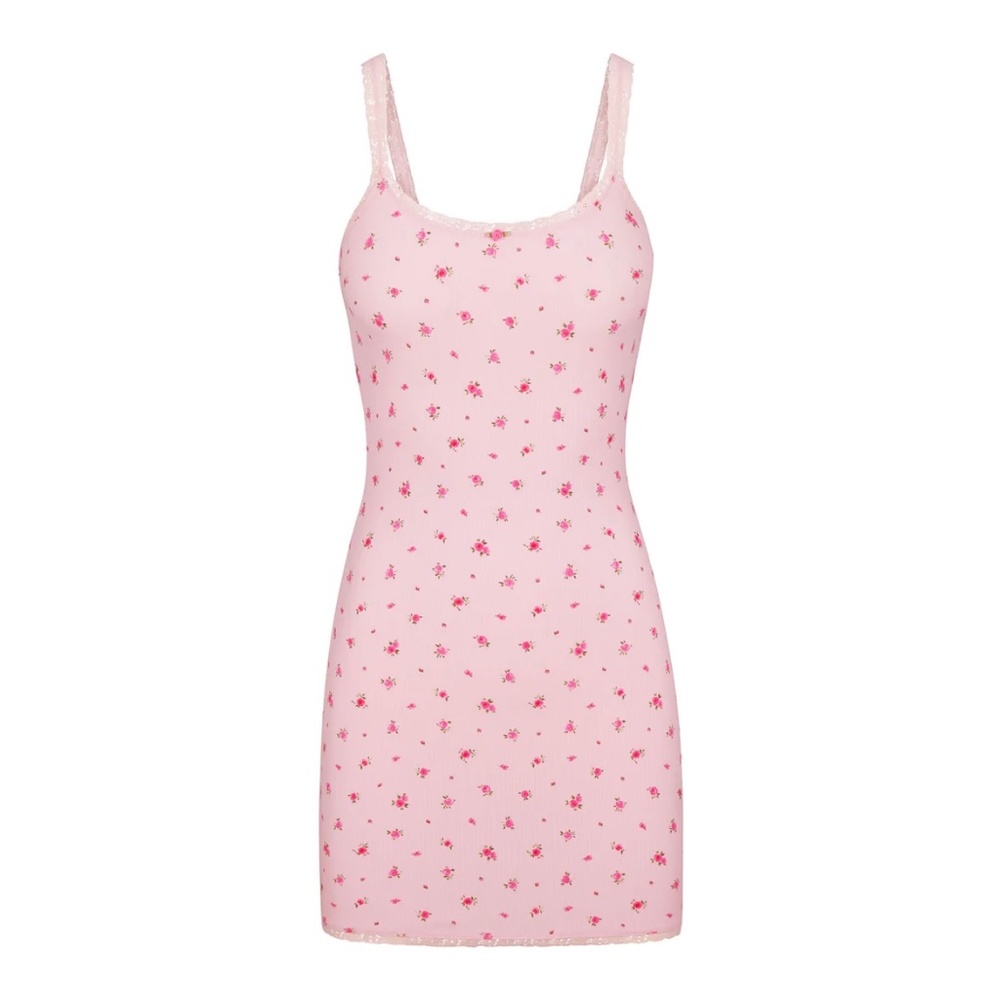 Skims Rose Print Dress